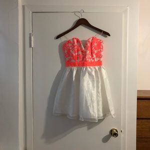 Lace Front Tulle Prom date night dress occasion